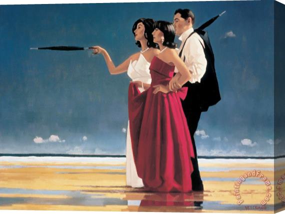 Jack Vettriano The Missing Man I Stretched Canvas Print / Canvas Art