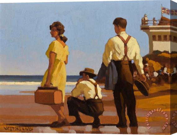 Jack Vettriano The Out of Towners Stretched Canvas Print / Canvas Art