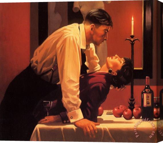 Jack Vettriano The Party's Over, 1996 Stretched Canvas Print / Canvas Art
