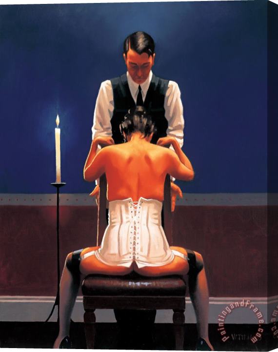 Jack Vettriano The Perfectionist Stretched Canvas Print / Canvas Art
