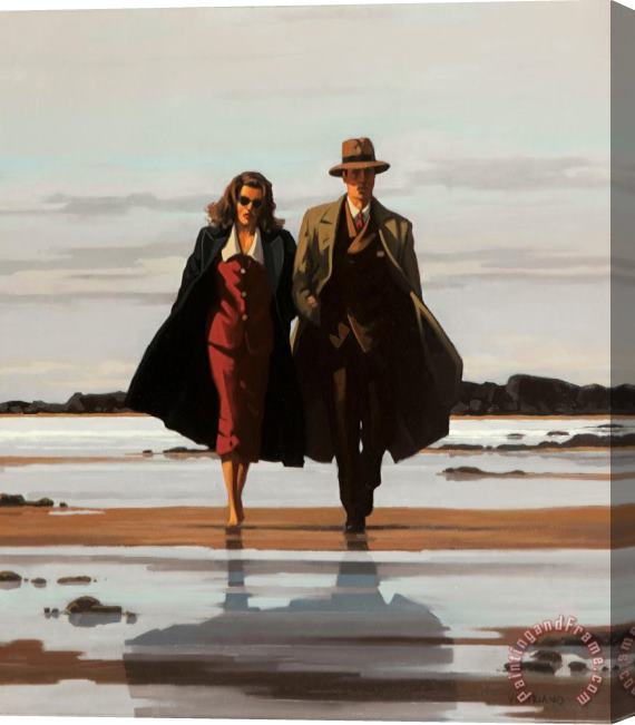 Jack Vettriano The Road to Nowhere, 1996 Stretched Canvas Print / Canvas Art