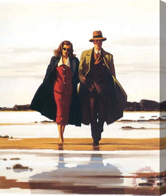 Jack Vettriano The Road to Nowhere Stretched Canvas Painting / Canvas Art