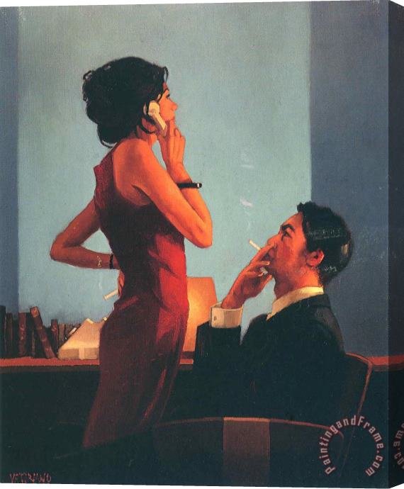 Jack Vettriano The Set Up Stretched Canvas Print / Canvas Art