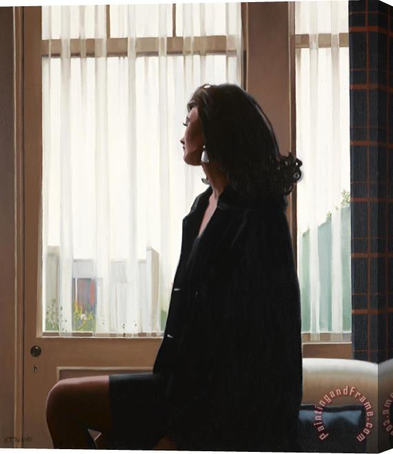 Jack Vettriano The Very Thought of You, 2015 Stretched Canvas Print / Canvas Art