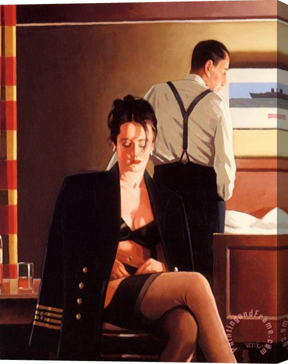 Jack Vettriano Toy Sailor Stretched Canvas Painting / Canvas Art