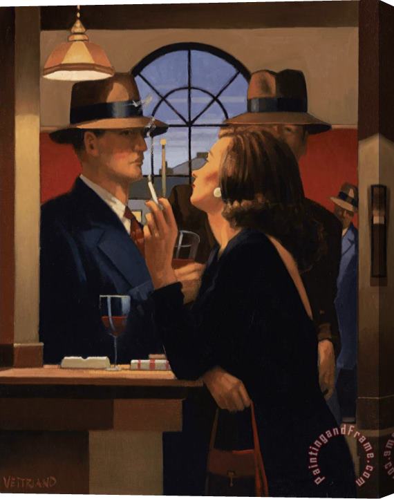 Jack Vettriano Twilight Zone, 2004 Stretched Canvas Painting / Canvas Art