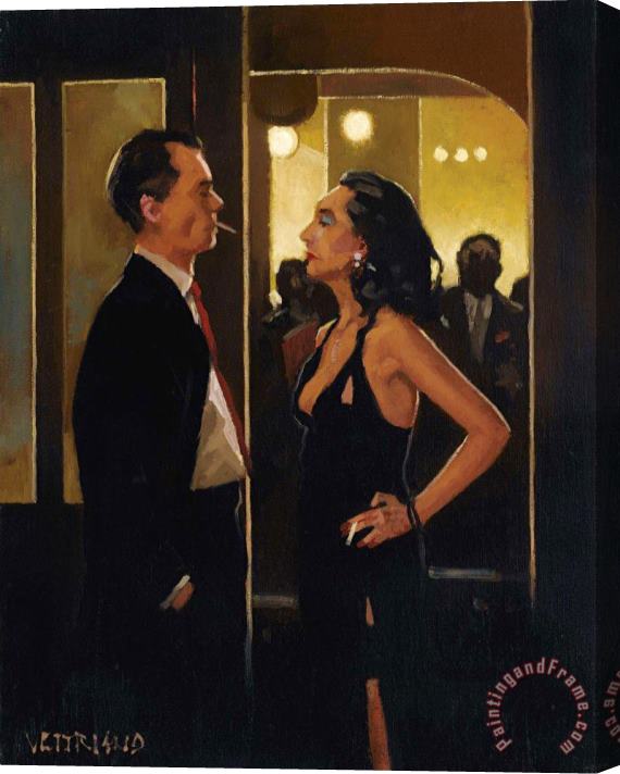 Jack Vettriano When Love Runs Dry Stretched Canvas Painting / Canvas Art