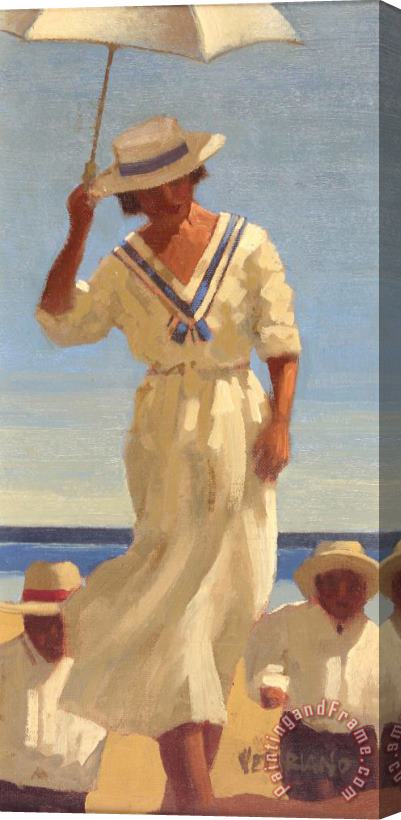 Jack Vettriano Woman Pursued Stretched Canvas Print / Canvas Art