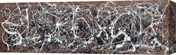 Jackson Pollock Number 13a Arabesque, 1948 Stretched Canvas Print / Canvas Art