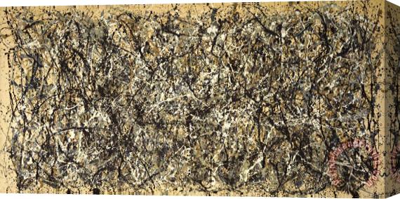 Jackson Pollock One No 31 Stretched Canvas Print / Canvas Art