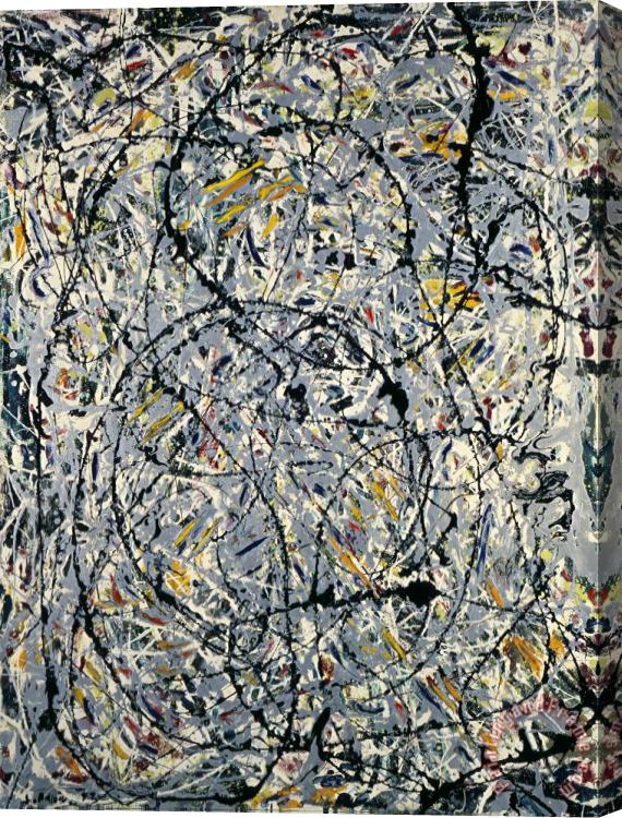 Jackson Pollock Watery Paths, 1947 Stretched Canvas Painting / Canvas Art
