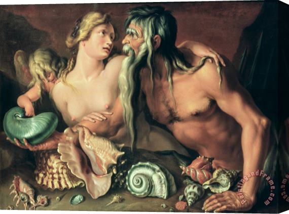 Jacob II de Gheyn Neptune and Amphitrite Stretched Canvas Painting / Canvas Art