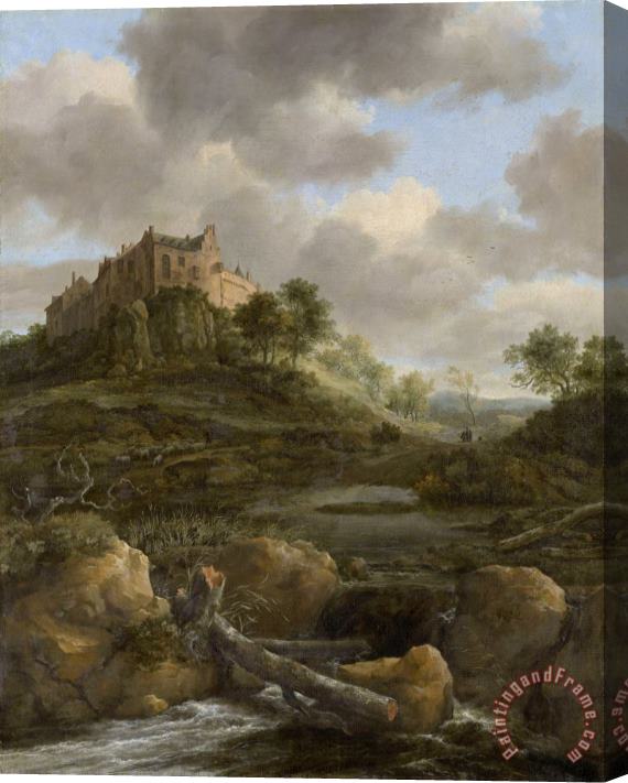 Jacob Isaacksz. Van Ruisdael Bentheim Castle Stretched Canvas Painting / Canvas Art