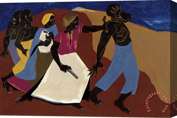 Jacob Lawrence Forward Stretched Canvas Print / Canvas Art