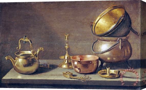 Jacob Willemsz. Delff the Elder A Still Life of Kitchenware Stretched Canvas Painting / Canvas Art