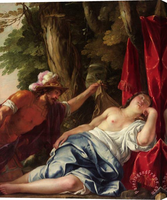 Jacques Blanchard Mars And The Vestal Virgin Stretched Canvas Print / Canvas Art
