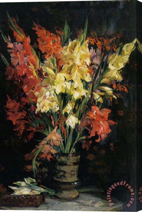 Jacques Emile Blanche Gladioli Stretched Canvas Painting / Canvas Art