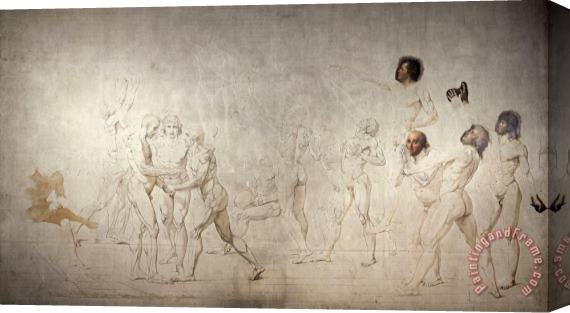 Jacques Louis David Le Serment Du Jeu De Paume Stretched Canvas Painting / Canvas Art