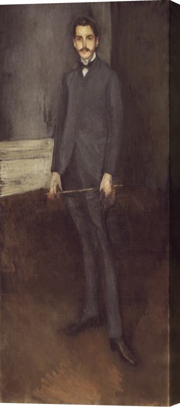 James Abbott McNeill Whistler George W. Vanderbilt Stretched Canvas Print / Canvas Art