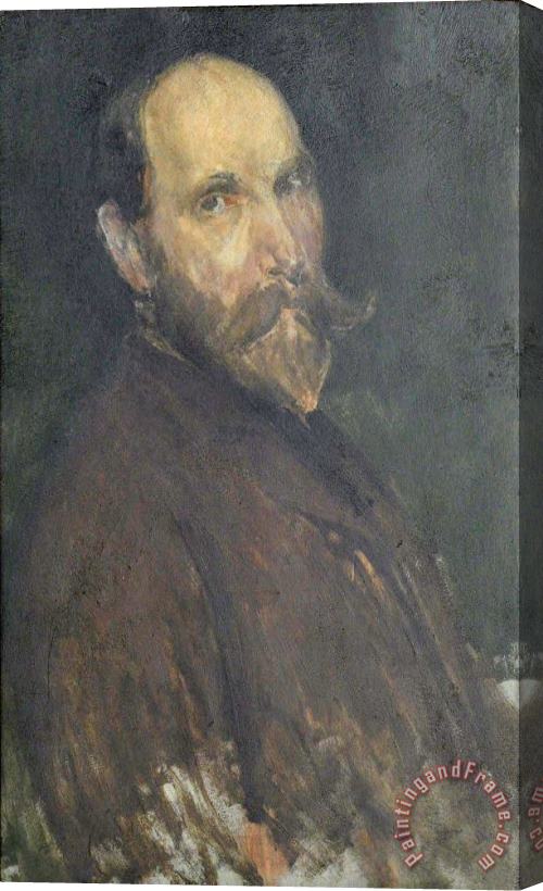 James Abbott McNeill Whistler Portrait of Charles Lang Freer Stretched Canvas Print / Canvas Art