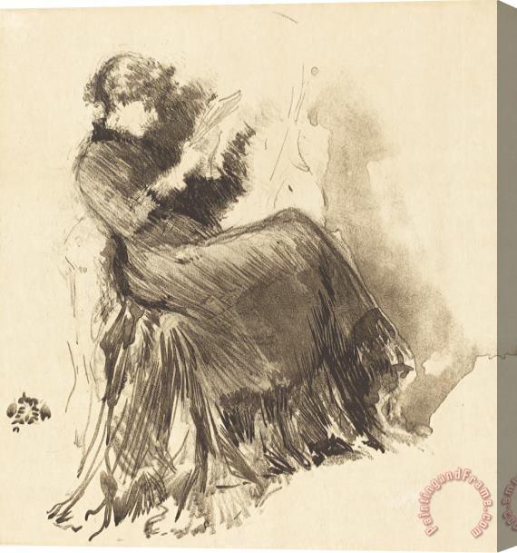 James Abbott McNeill Whistler Study Stretched Canvas Print / Canvas Art