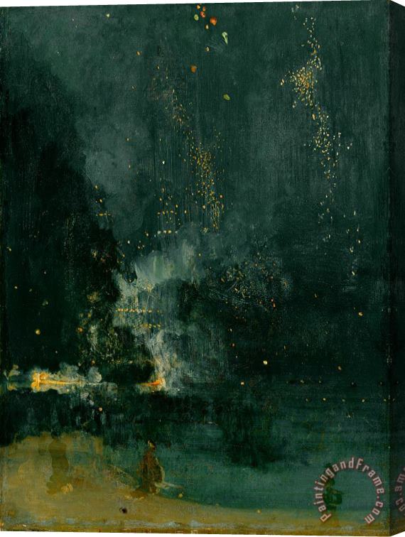 James Abbott Whistler The Falling Rocket Stretched Canvas Painting / Canvas Art