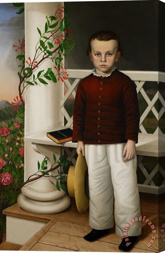 James B Read Portrait Of A Boy Stretched Canvas Painting / Canvas Art