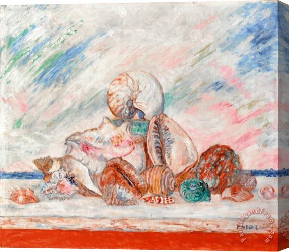 James Ensor Coquillages Stretched Canvas Print / Canvas Art