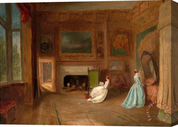 James Holland The Lady Betty Germain Bedroom at Knole, Kent Stretched Canvas Print / Canvas Art