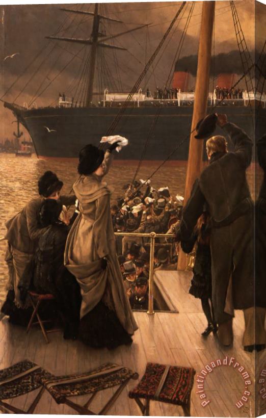 James Jacques Joseph Tissot Goodbye, on The Mersey Stretched Canvas Print / Canvas Art