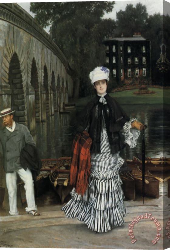 James Jacques Joseph Tissot The Return From The Boating Trip Stretched Canvas Painting / Canvas Art