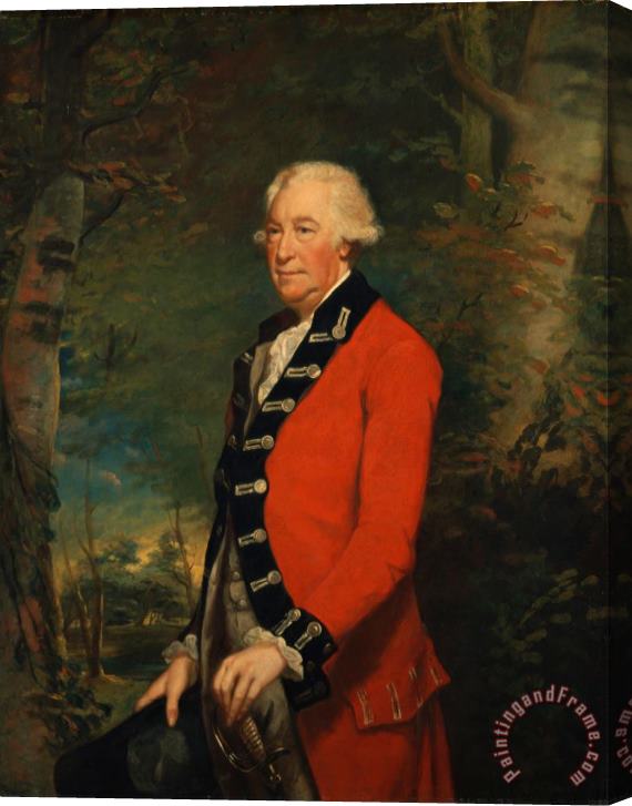 James Northcote Sir Ralph Milbanke, Bt., in The Uniform of The Yorkshire (north Riding) Militia Stretched Canvas Print / Canvas Art