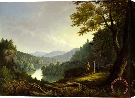 James Pierce Barton Kentucky Landscape Stretched Canvas Painting / Canvas Art