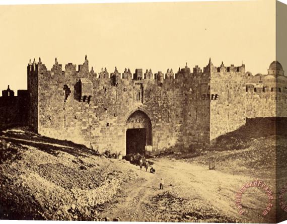 James Robertson  The Damascus Gate Stretched Canvas Print / Canvas Art