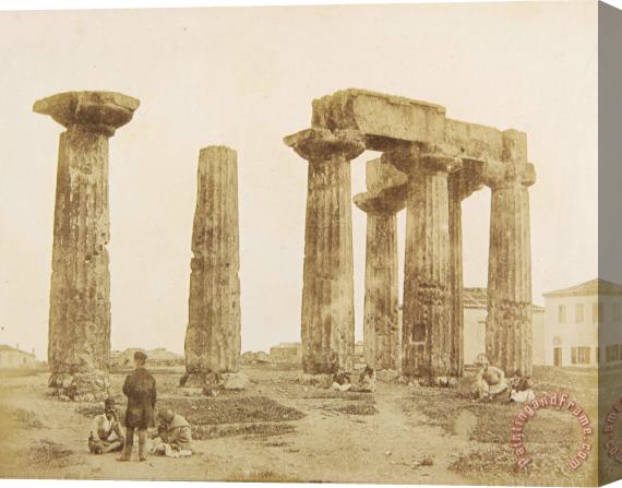 James Robertson  The Temple of Apollo at Corinth Stretched Canvas Painting / Canvas Art