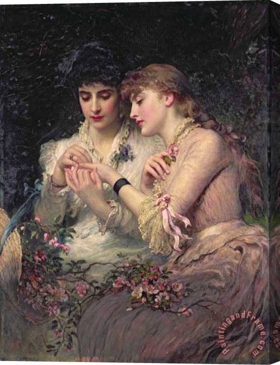 James Sant A Thorn Amidst Roses Stretched Canvas Print / Canvas Art