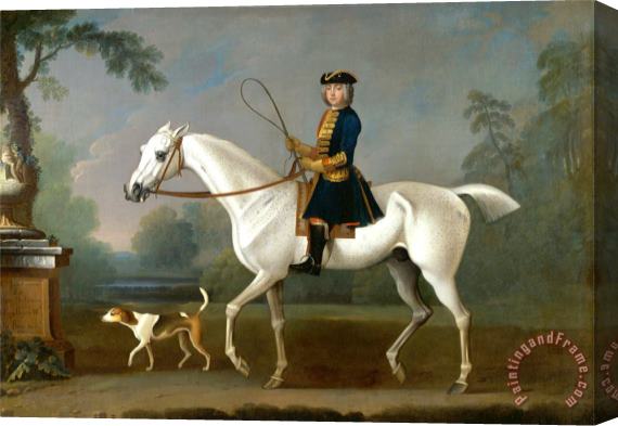 James Seymour Sir Roger Burgoyne Riding 'badger' Stretched Canvas Print / Canvas Art