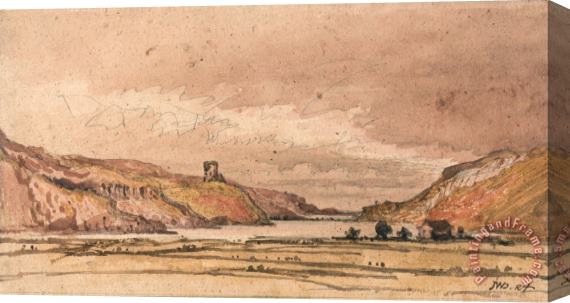James Ward Dolbadarn Castle Stretched Canvas Print / Canvas Art