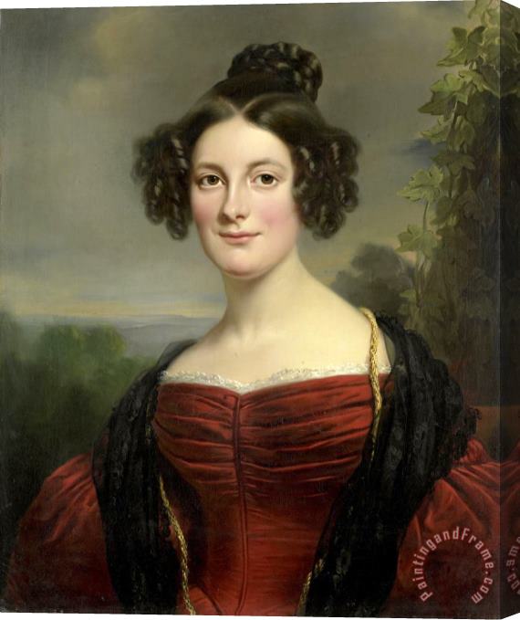 Jan Adam Kruseman Catharina Annette Fraser (1815 92) Stretched Canvas Painting / Canvas Art