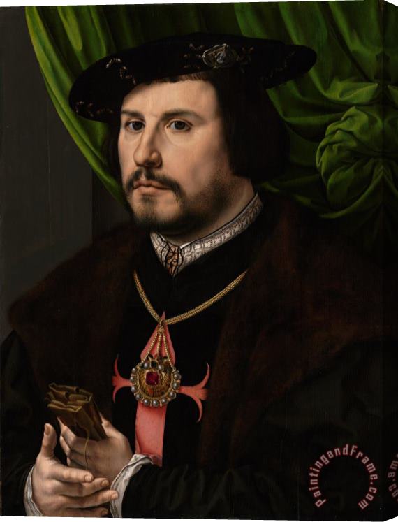 Jan Gossaert Portrait of Francisco De Los Cobos Y Molina Stretched Canvas Painting / Canvas Art