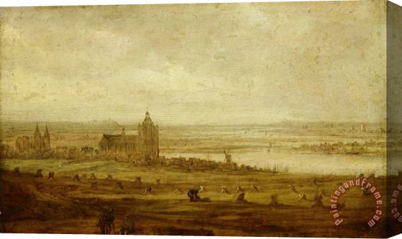 Jan Josefsz Van Goyen View of Arnhem Stretched Canvas Painting / Canvas Art