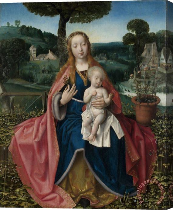 Jan Provoost The Virgin And Child in a Landscape Stretched Canvas Print / Canvas Art