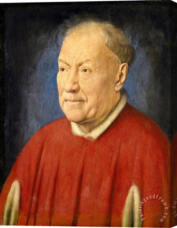 Jan van Eyck Cardinal Niccolo Albergati Stretched Canvas Painting / Canvas Art