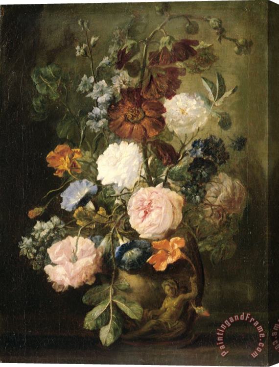 Jan Van Huysum Vase of Flowers Stretched Canvas Painting / Canvas Art