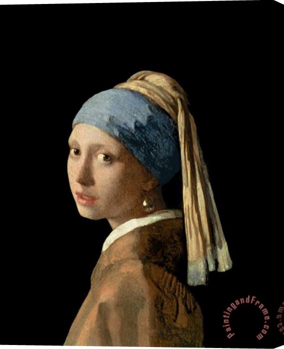 Jan Vermeer Girl with a Pearl Earring Stretched Canvas Print / Canvas Art