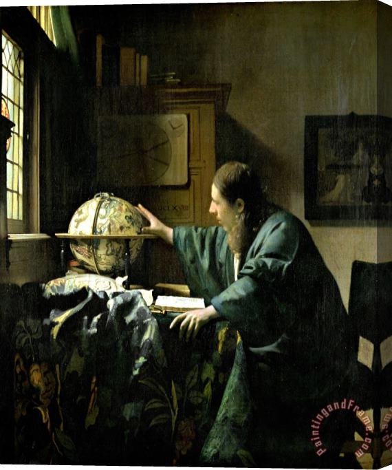 Jan Vermeer The Astronomer Stretched Canvas Print / Canvas Art