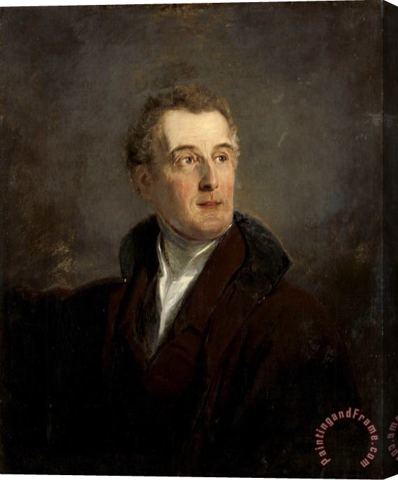 Jan Willem Pieneman Portrait Study of Arthur Wellesley, Duke of Wellington Stretched Canvas Painting / Canvas Art