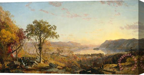Jasper Francis Cropsey Indian Summer Stretched Canvas Painting / Canvas Art