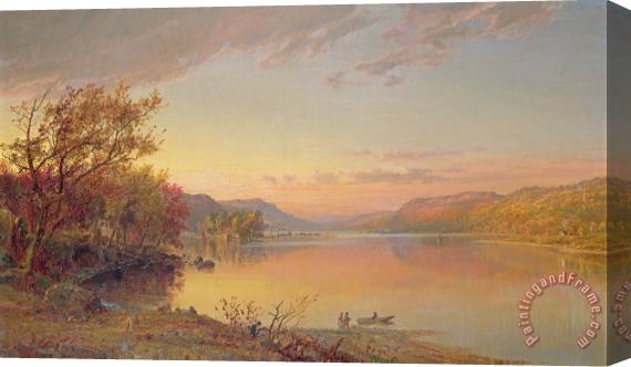 Jasper Francis Cropsey Lake George - NY Stretched Canvas Print / Canvas Art