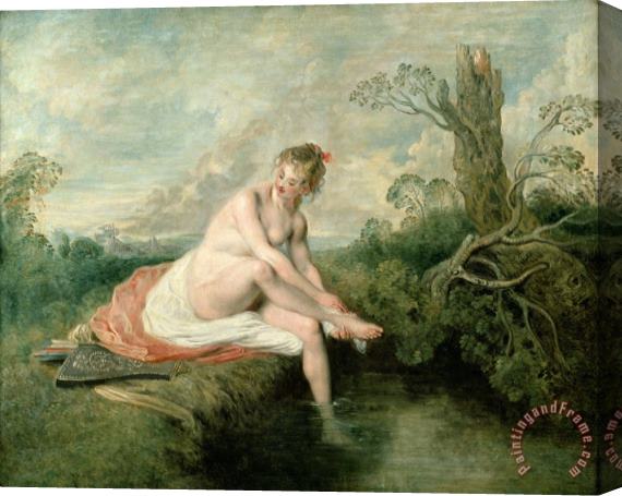 Jean Antoine Watteau The Bath of Diana Stretched Canvas Print / Canvas Art